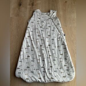 Charming White and Gray Airplane SleepSack 3-9 Months